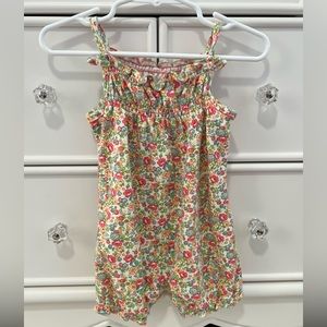 Baby gap floral onesie, size 3-6 months